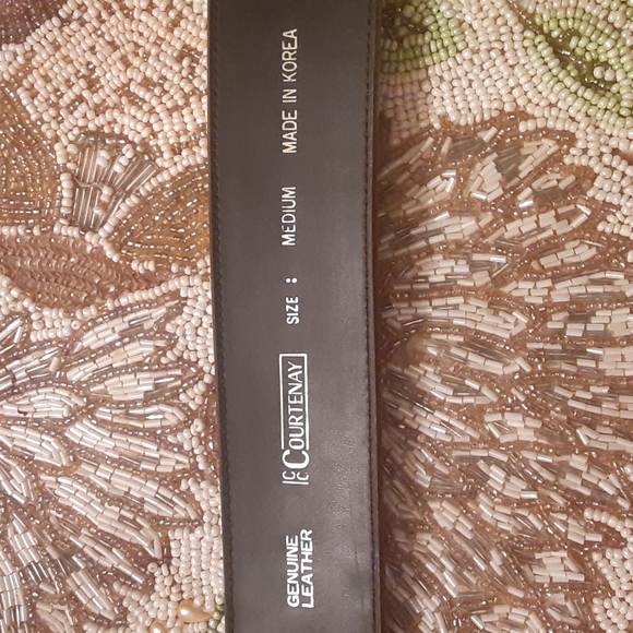 Real leather belt, size M - Picture 3 of 3